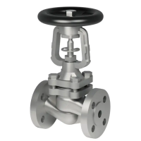 Проходной вентиль фланцевый сильфонный,  серии TL13, TAFLINE, DN100 PN16
