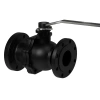Кран шаровой полнопроходной фланцевый, серии TL33-PTFE, Tafline (Тафлайн), DN200 PN16, чугунный с рукояткой