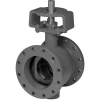 Кран эксцентриковый полусферический фланцевый, серии TL34-F, Tafline (Тафлайн), DN65 PN16, с голым штоком